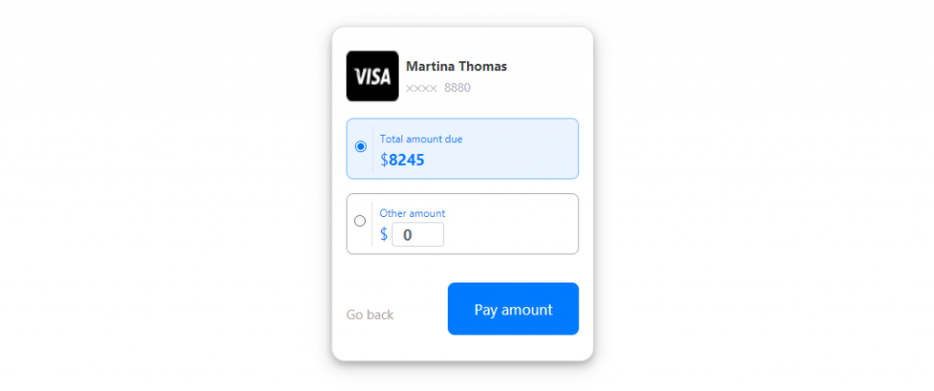 Detail Payment Form Template Bootstrap Nomer 38