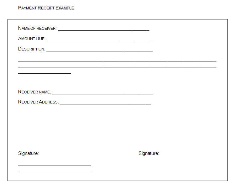 Detail Payment Receipt Template Nomer 14