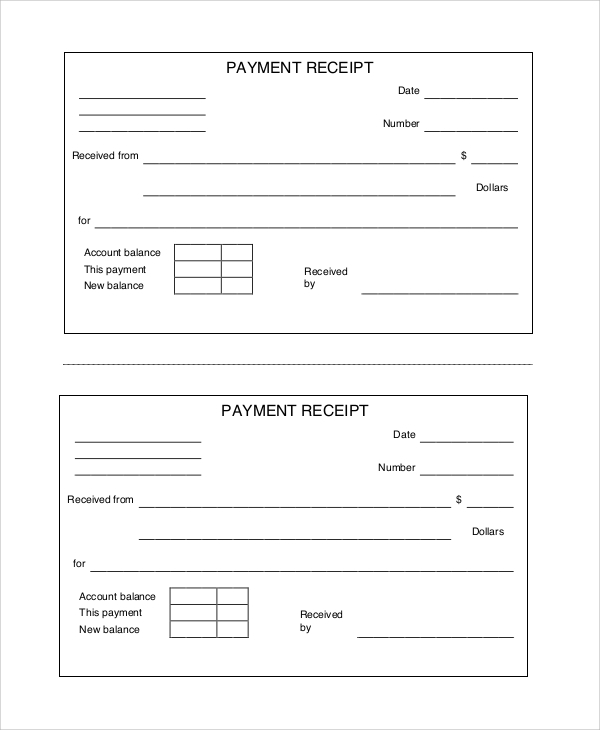 Detail Payment Receipt Template Nomer 21