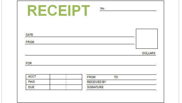 Detail Payment Receipt Template Nomer 39