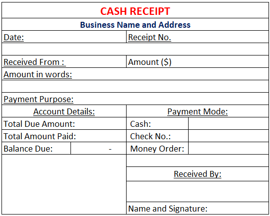 Detail Payment Receipt Template Nomer 52