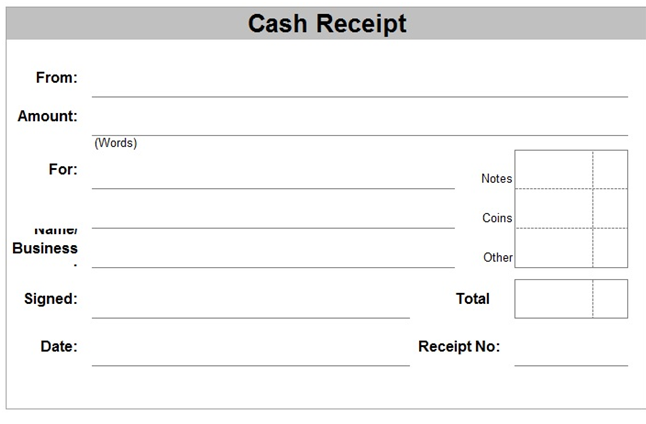 Detail Payment Receipt Template Excel Nomer 39