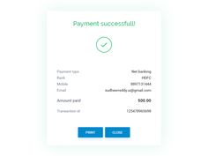 Detail Payment Success Page Template Html Nomer 10