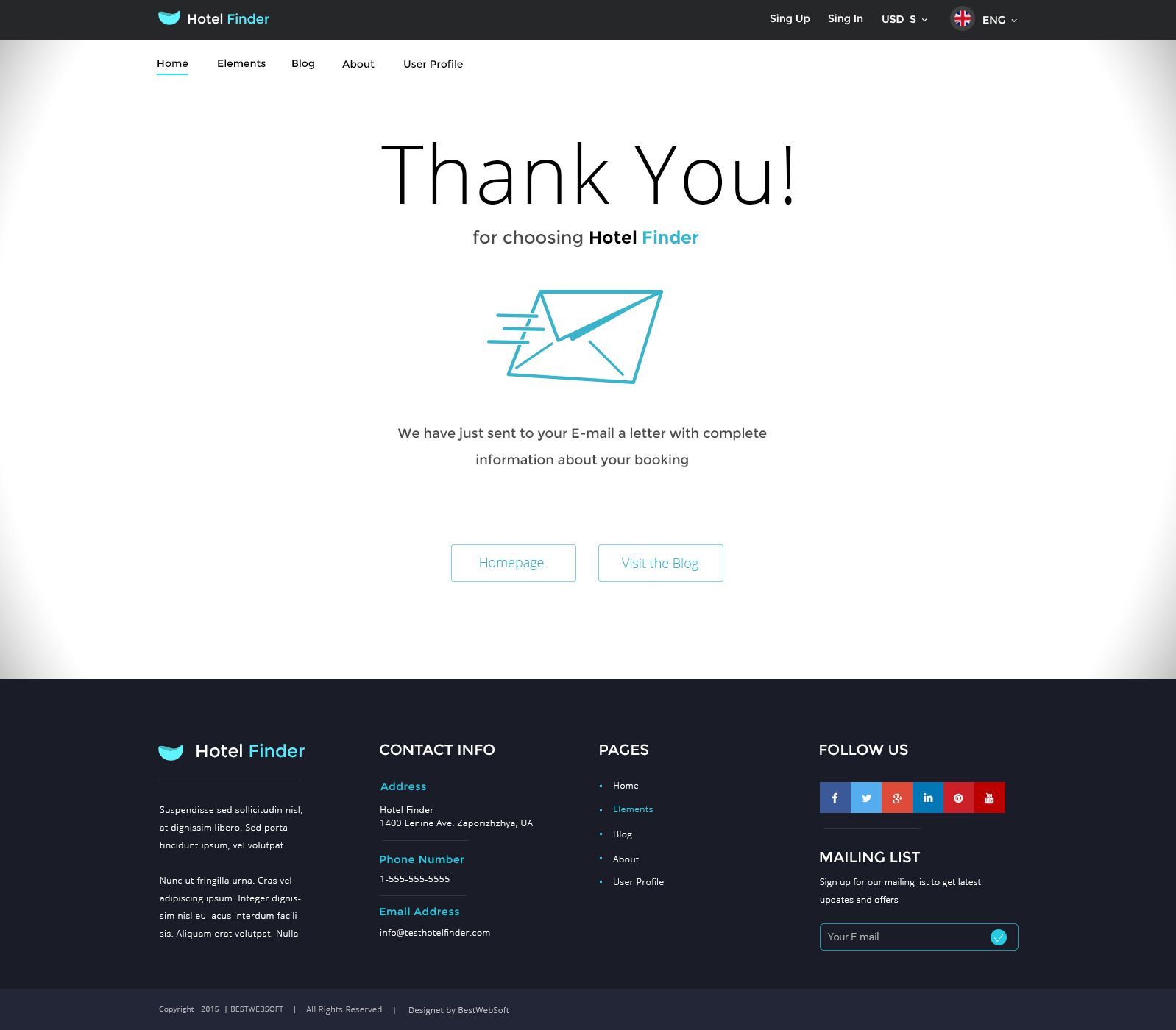 Detail Payment Success Page Template Html Nomer 24