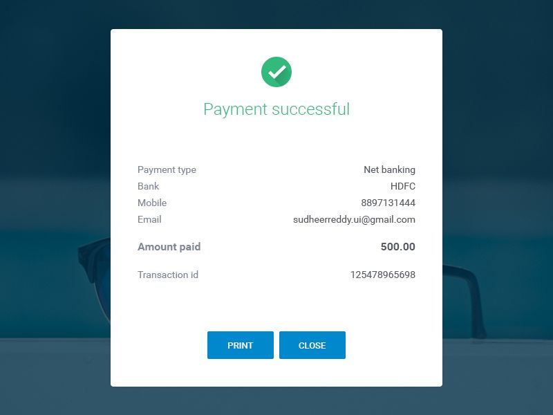 Payment Success Page Template Html - 48+ Koleksi Gambar