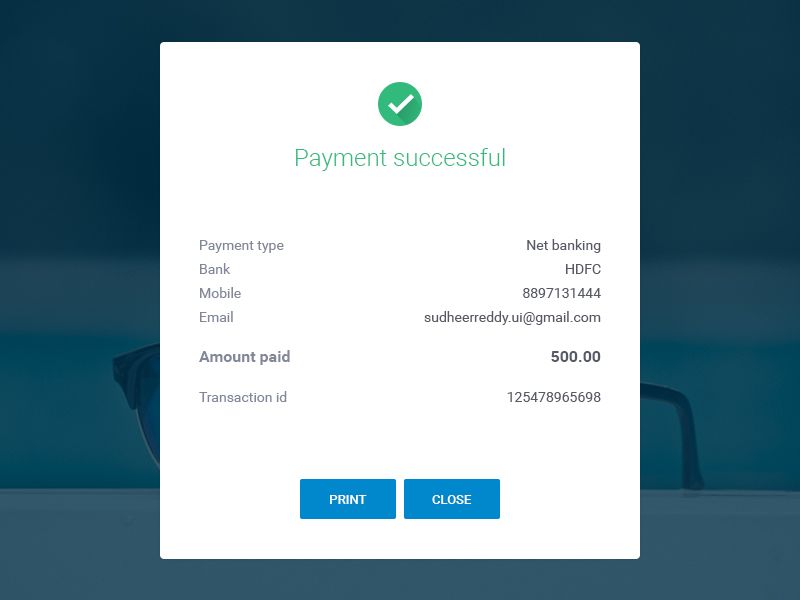 Detail Payment Success Page Template Html Nomer 8