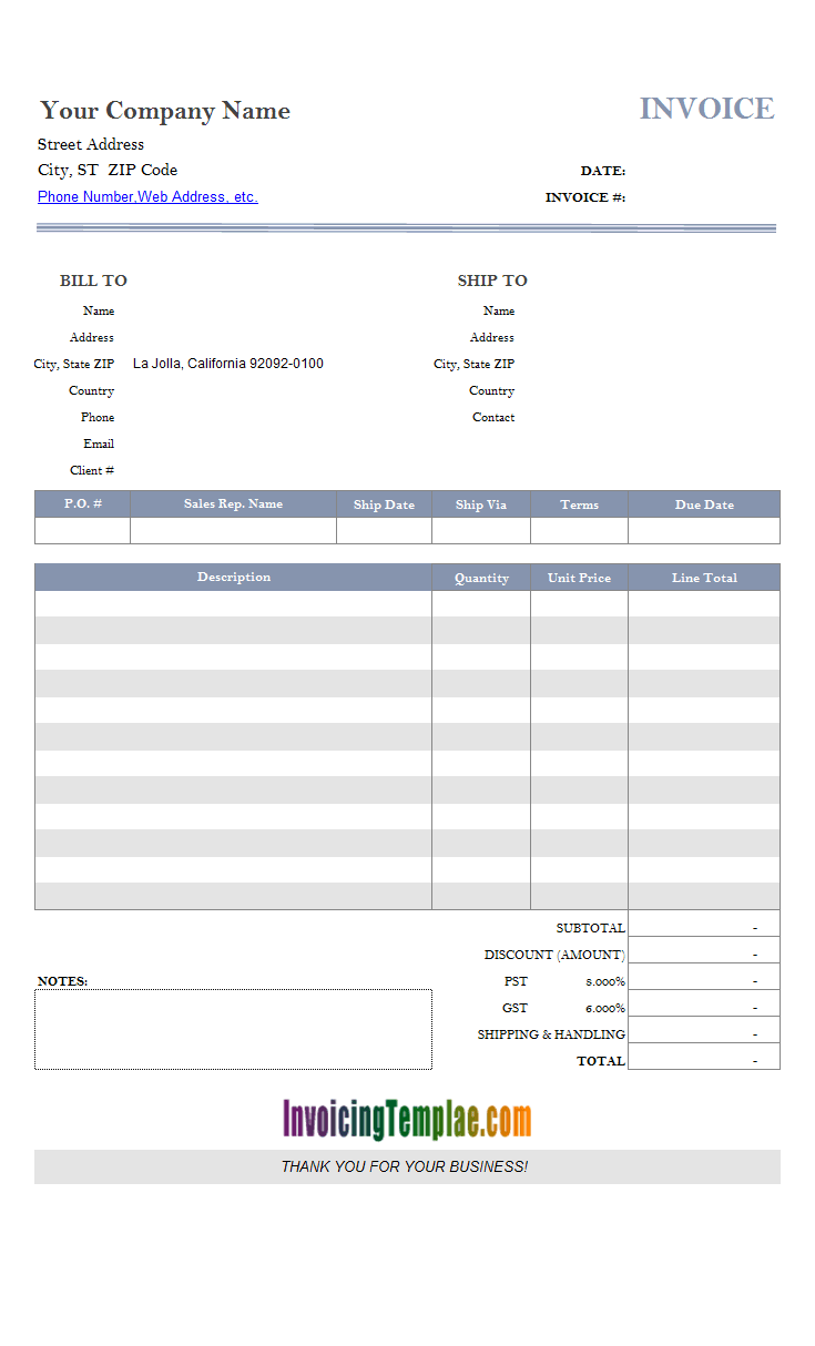 Detail Paypal Invoice Template Nomer 22