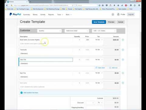 Detail Paypal Invoice Template Nomer 33