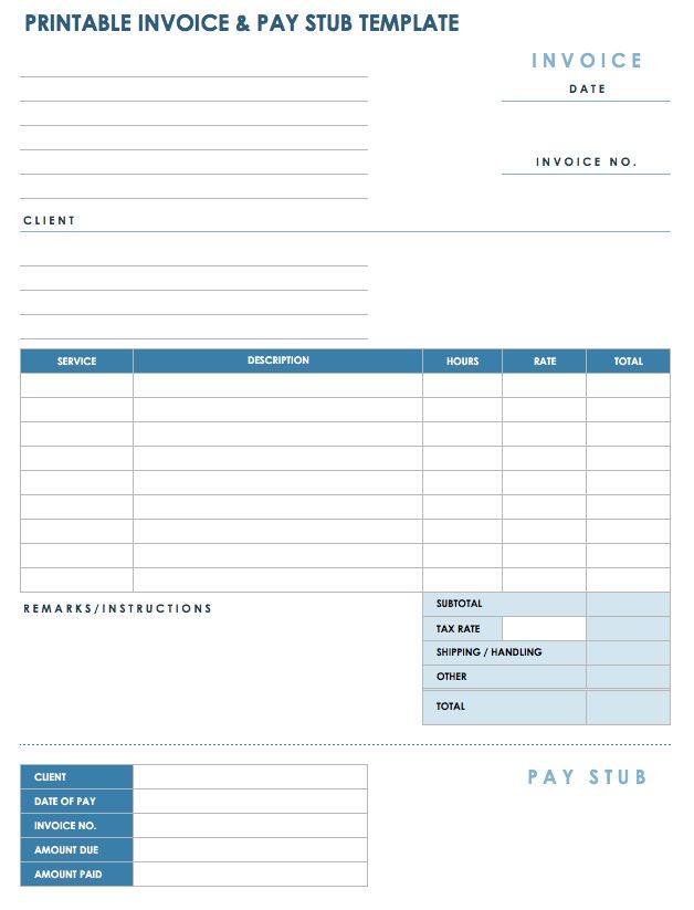 Detail Payroll Check Stub Template Nomer 4