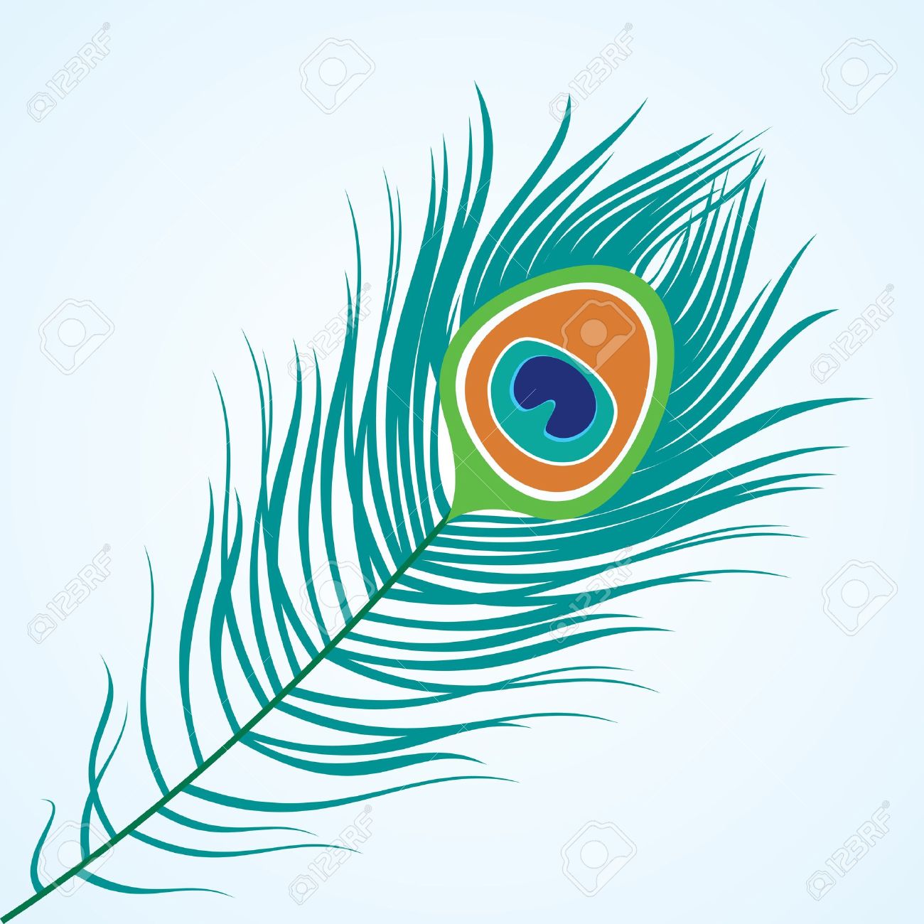 Detail Peacock Feather Vector Nomer 12