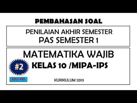 Detail Pembahasan Soal Buku Matematika Kelas 10 Kurikulum 2013 Nomer 20