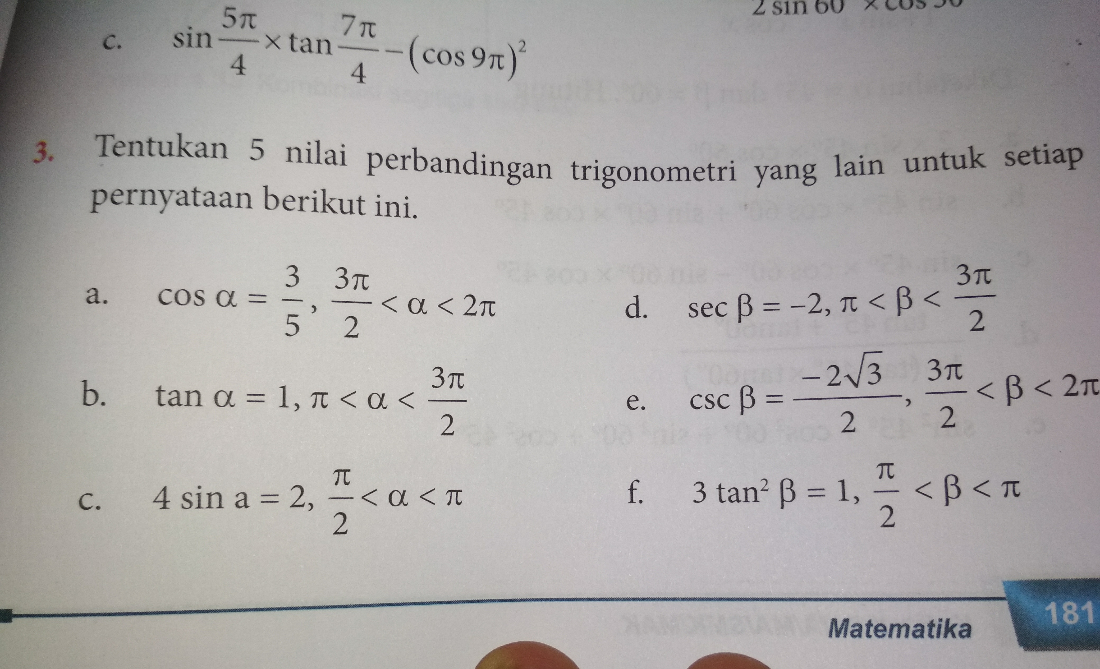 Detail Pembahasan Soal Buku Matematika Kelas 10 Kurikulum 2013 Nomer 39