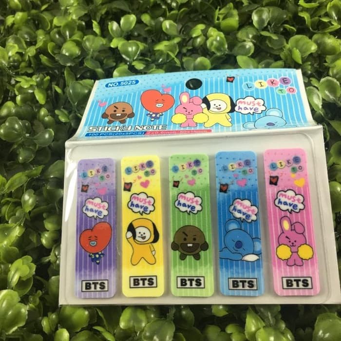 Detail Pembatas Buku Bt21 Nomer 4