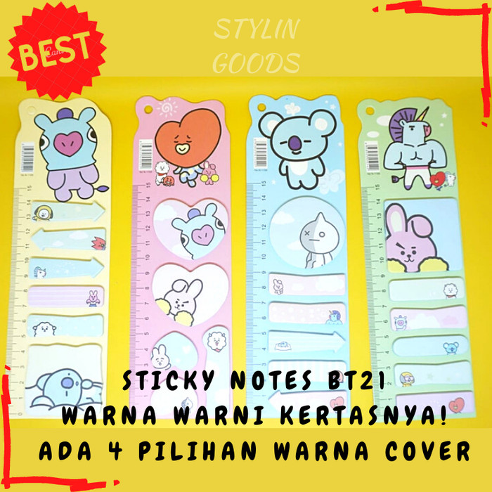 Detail Pembatas Buku Bt21 Nomer 32