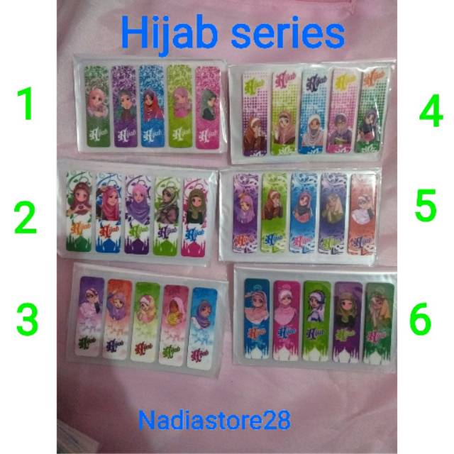 Detail Pembatas Buku Hijab Nomer 3