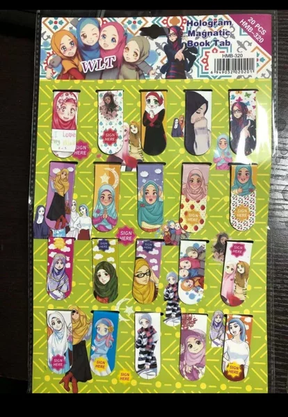 Detail Pembatas Buku Hijab Nomer 37