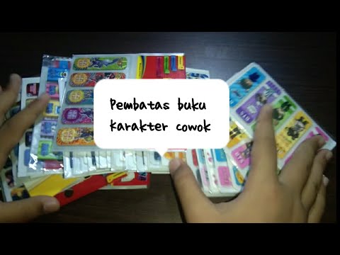 Detail Pembatas Buku Karakter Nomer 56