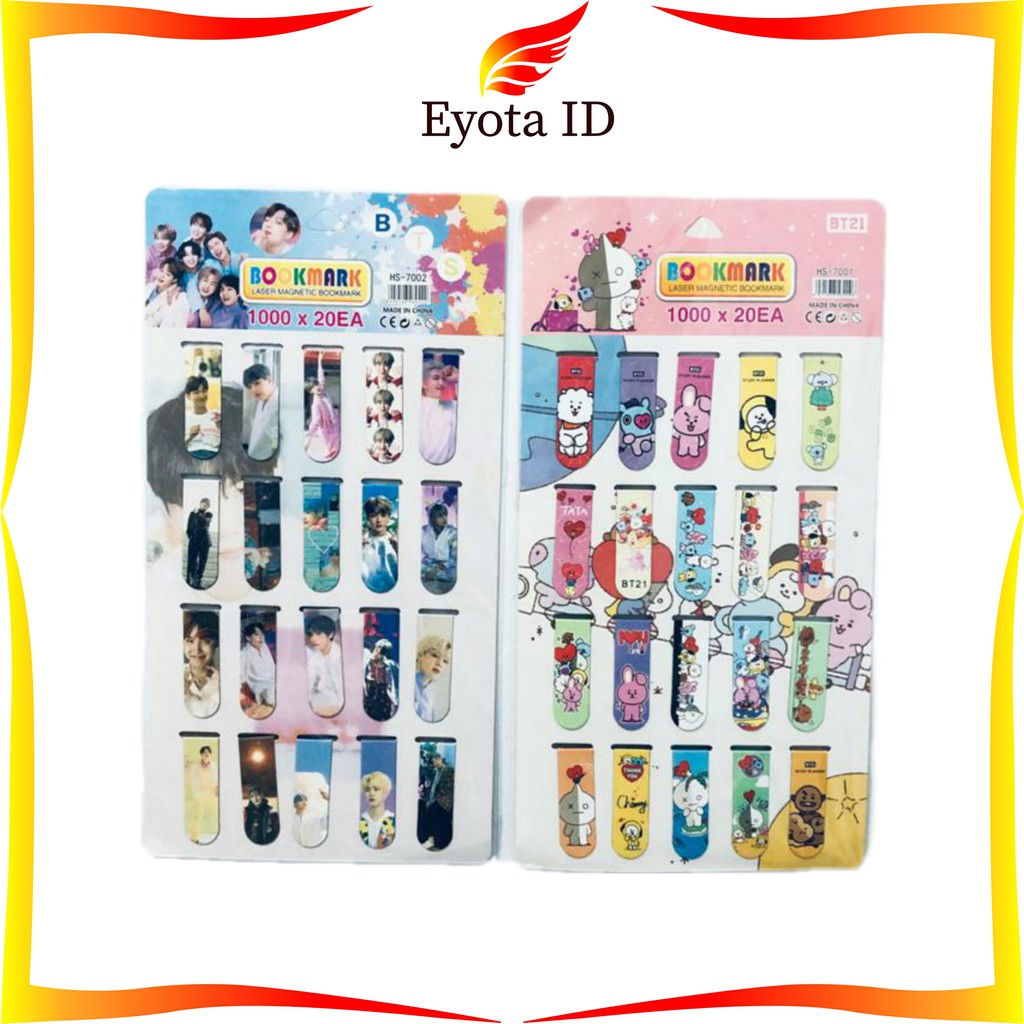 Detail Pembatas Buku Magnet Bts Nomer 19