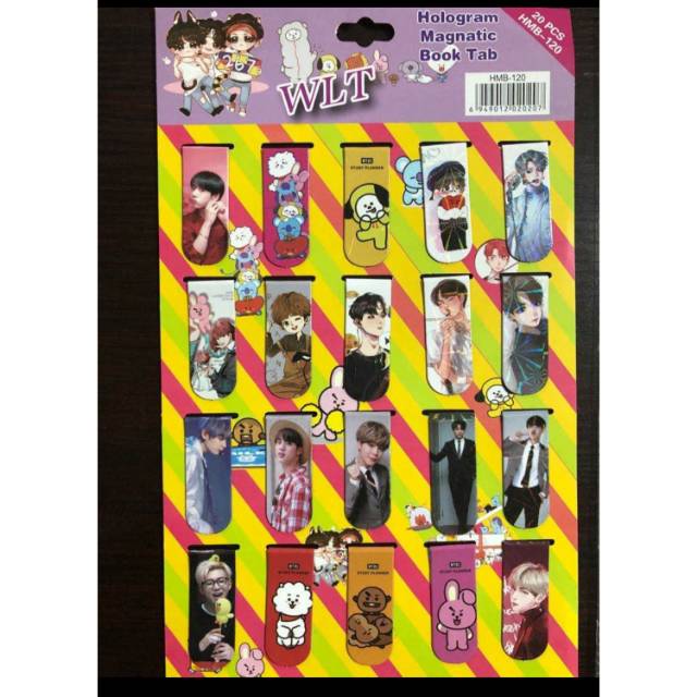 Detail Pembatas Buku Magnet Bts Nomer 3