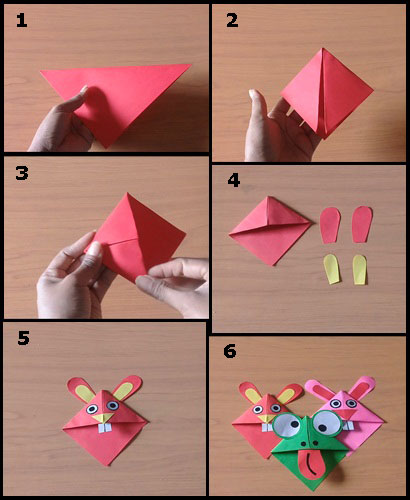 Detail Pembatas Buku Origami Nomer 7