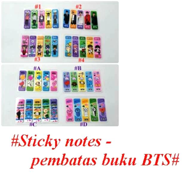 Detail Pembatas Buku Plastik Bts Nomer 21