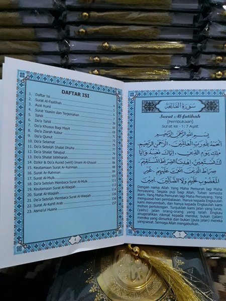 Detail Pembelian Buku Surah Yasin Nomer 23