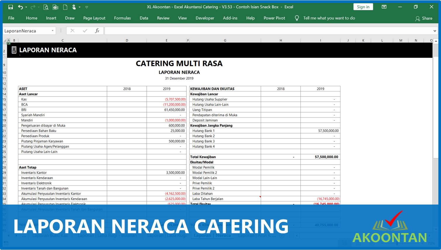 Detail Pembukuan Rumah Makan Excel Nomer 31