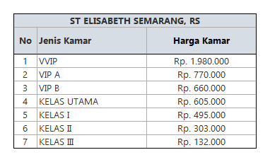 Detail Pendaftaran Online Rumah Sakit Elisabeth Semarang Nomer 41