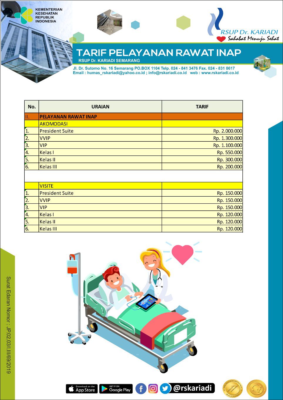 Detail Pendaftaran Online Rumah Sakit Elisabeth Semarang Nomer 46