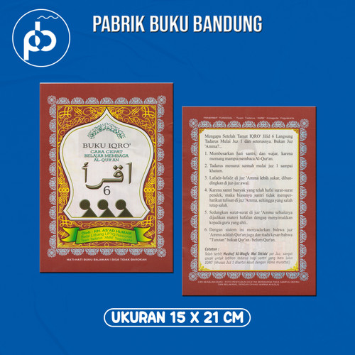 Detail Penerbit Buku Iqro Nomer 45