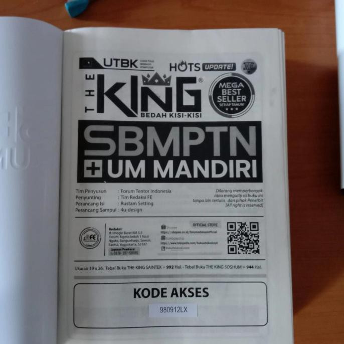 Detail Penerbit Buku The King Nomer 32