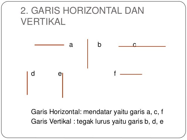 Detail Pengertian Garis Vertikal Dan Horizontal Nomer 45