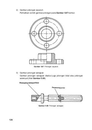 Detail Pengertian Potongan Pada Gambar Teknik Nomer 40