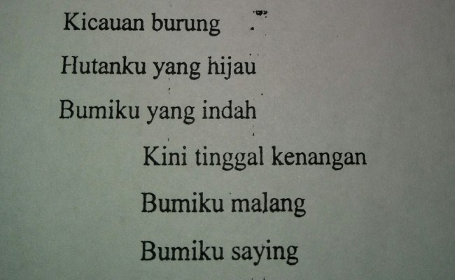 Detail Pengertian Puisi Brainly Nomer 4