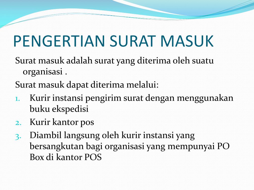 Detail Pengertian Surat Keluar Nomer 51