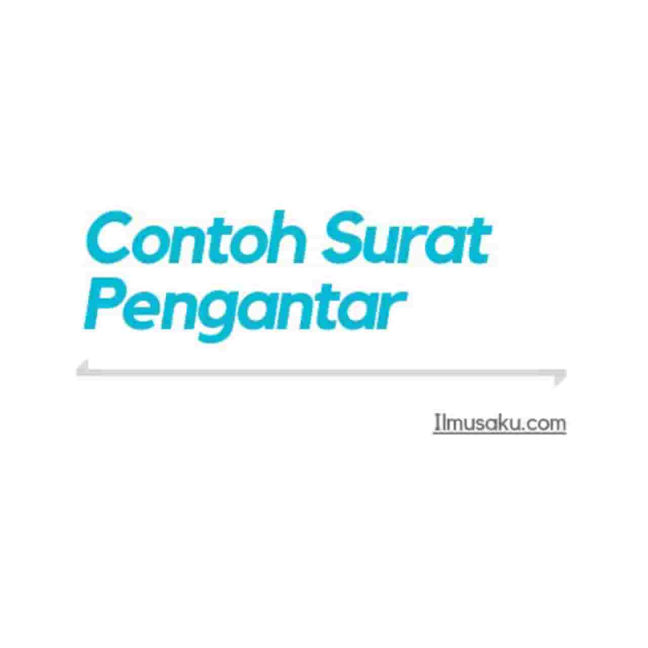 Detail Pengertian Surat Pengantar Nomer 39