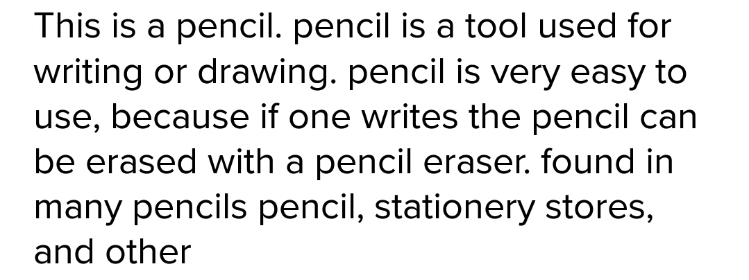 Detail Pensil Bahasa Inggris Nomer 19