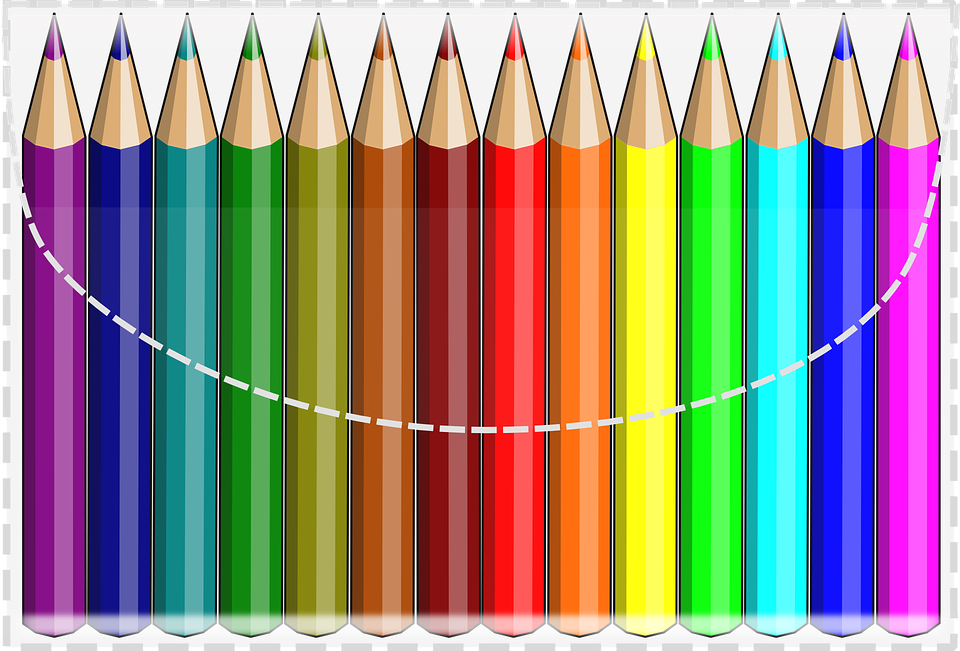 Detail Pensil Warna Vektor Nomer 7