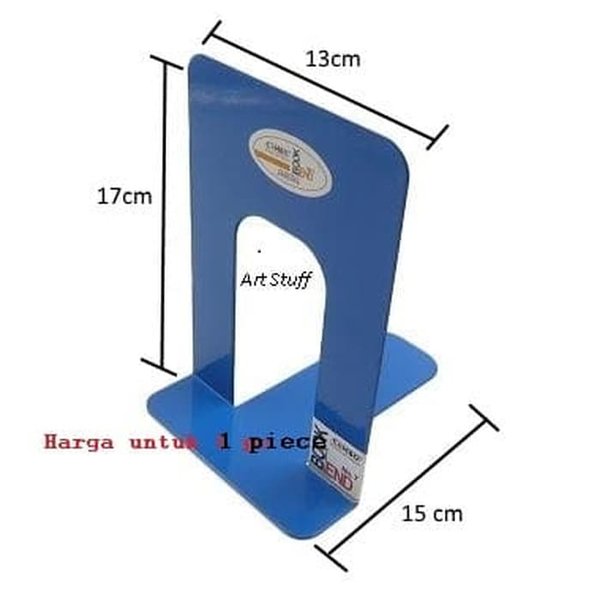 Detail Penyangga Buku Besi Nomer 18