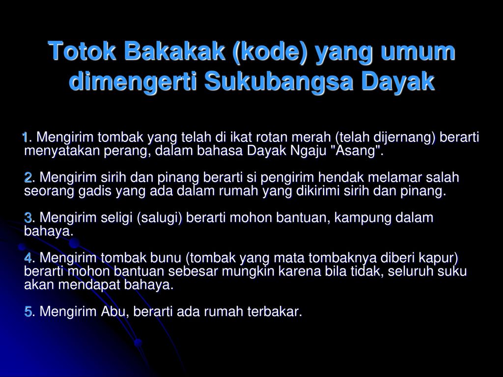 Detail Perang Gambar Bahasa Dayak Nomer 7