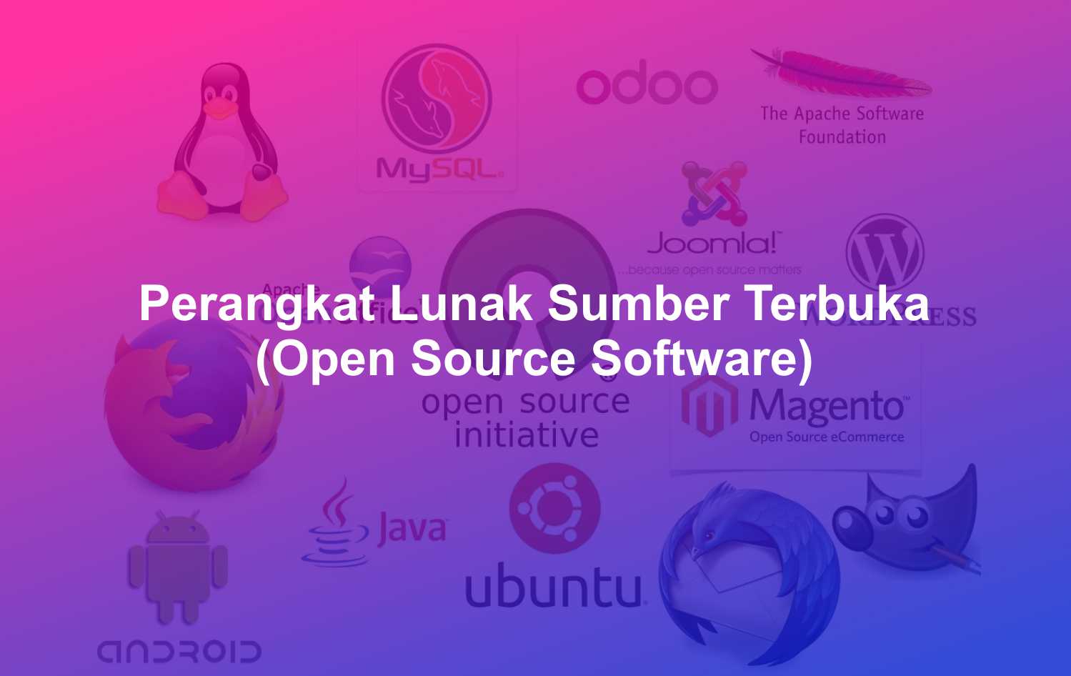 Detail Perangkat Lunak Open Source Adalah Nomer 15