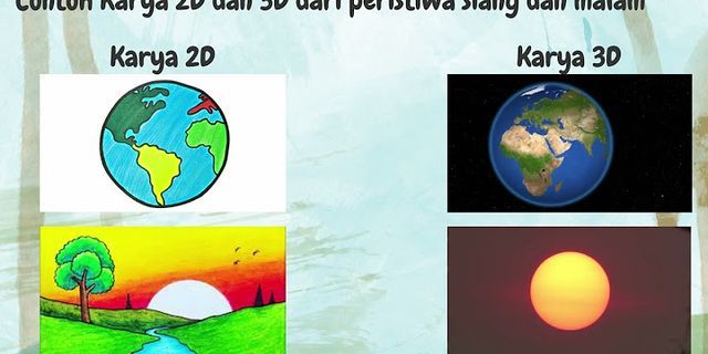 Detail Perbedaan Gambar 2 Dimensi Dan 3 Dimensi Nomer 2