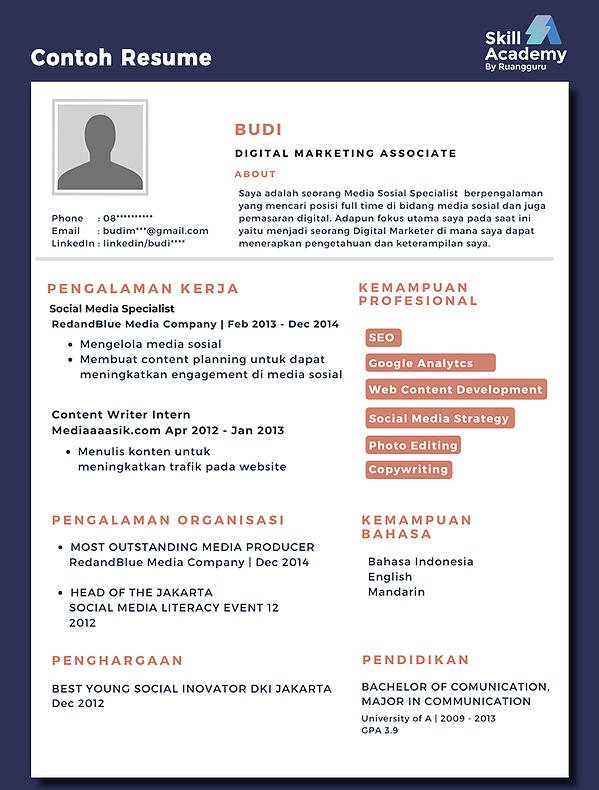 Detail Perbedaan Surat Lamaran Dan Cv Nomer 18