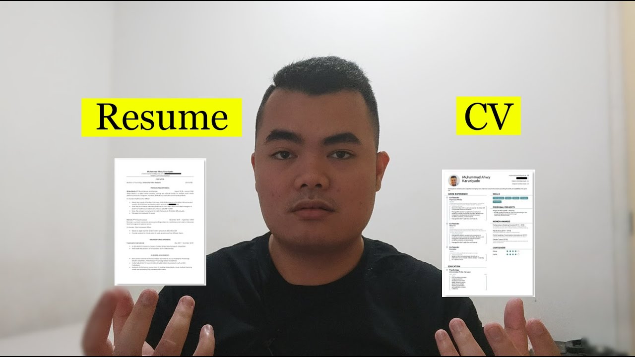 Detail Perbedaan Surat Lamaran Dan Cv Nomer 23