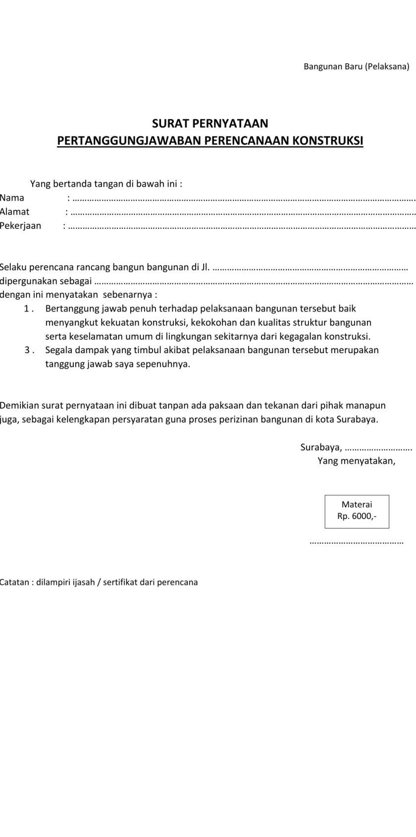 Detail Perbedaan Surat Pernyataan Dan Surat Perjanjian Nomer 11