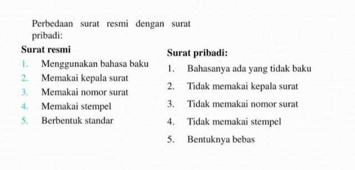 Detail Perbedaan Surat Pribadi Dan Surat Dinas Nomer 5