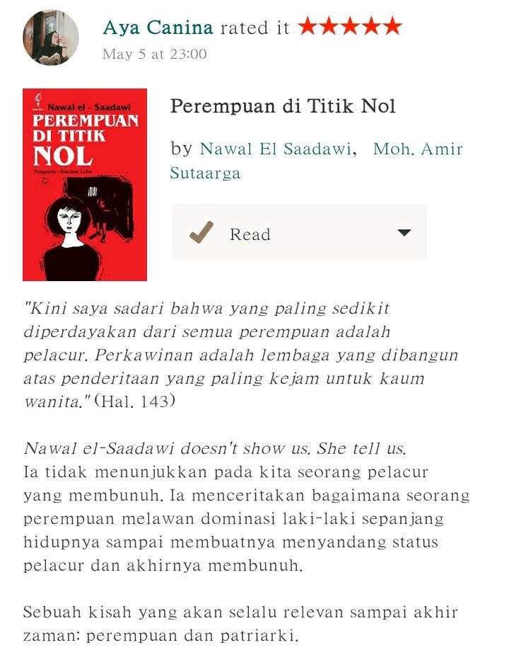 Detail Perempuan Di Titik Nol Quotes Nomer 38