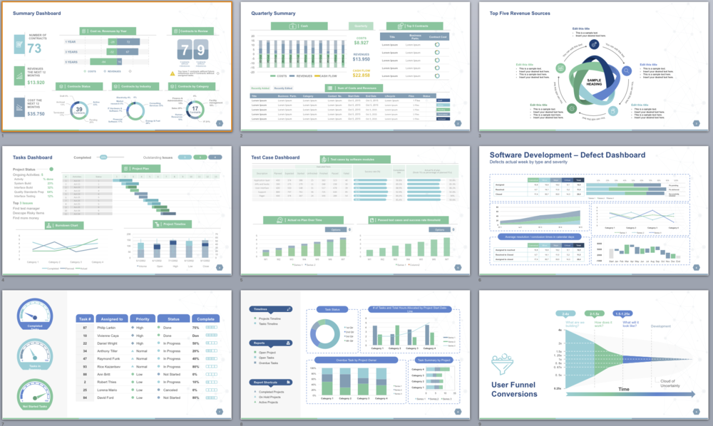 Detail Performance Powerpoint Template Nomer 16