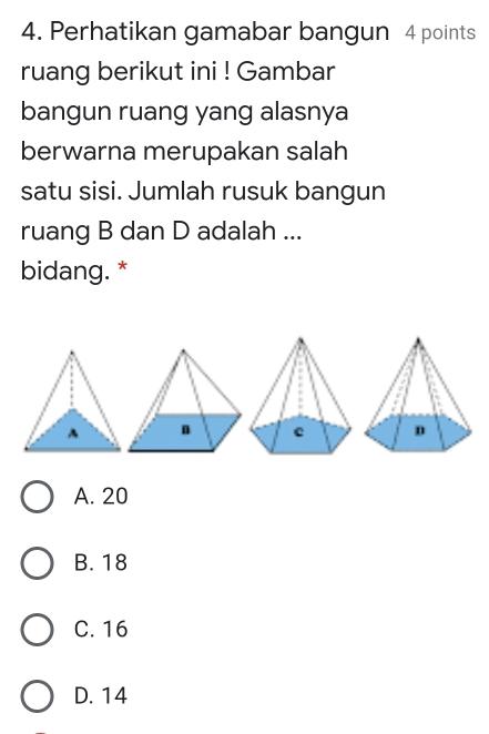 Detail Perhatikan Gambar Bangun Ruang Berikut Nomer 25