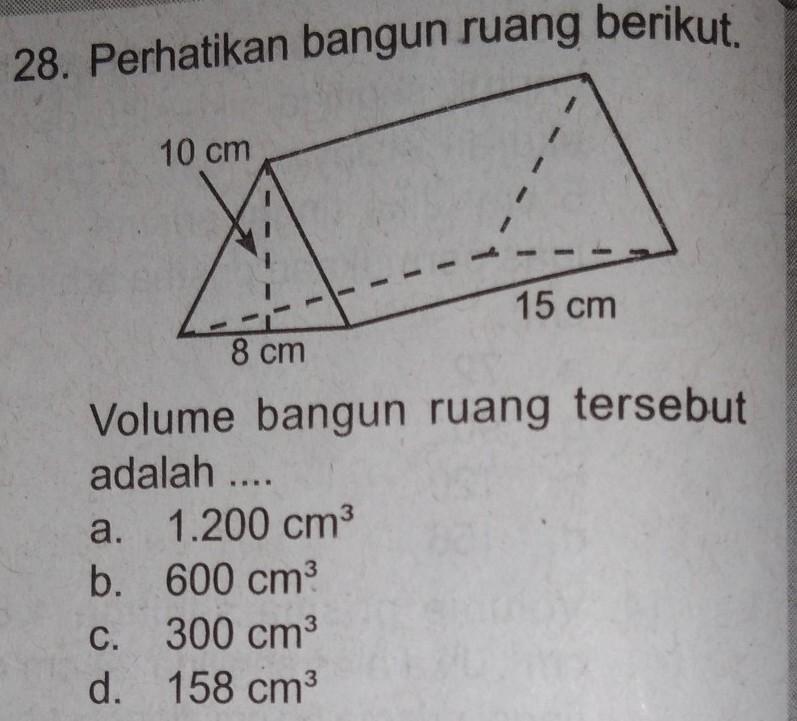 Detail Perhatikan Gambar Bangun Ruang Berikut Nomer 5